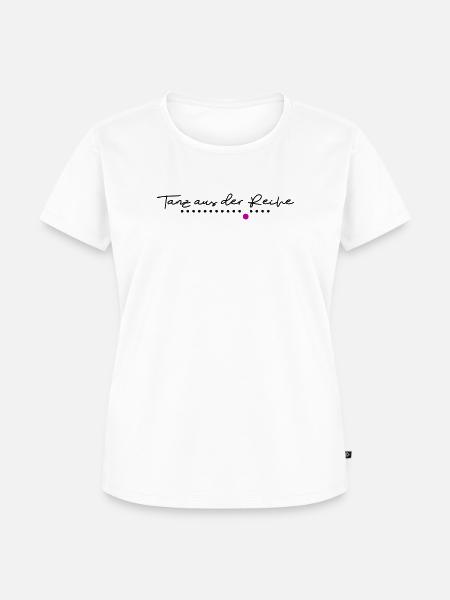 Tanz aus der Reihe - Frauen Premium Bio T-Shirt - Weiß
