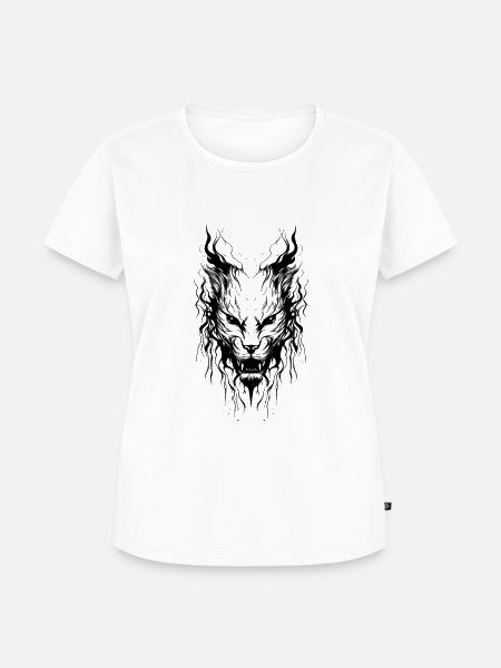 Bestia - das Biest - Frauen Premium Bio T-Shirt - Weiß