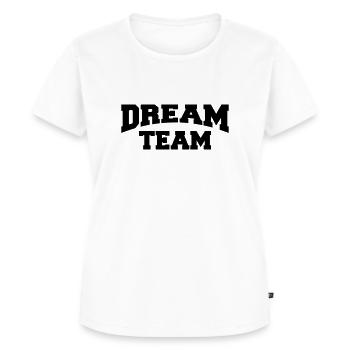 Dream Team - T-shirt Premium bio Femme - blanc - Devant - AI Model Female 172 dark (172cm)