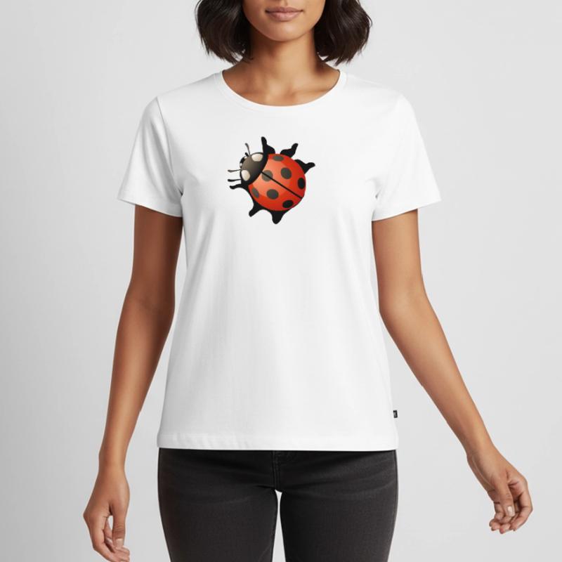 Ladybug red gift present idea Women's Premium Organic T-shirt