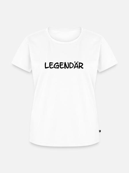 Legendär - Frauen Premium Bio T-Shirt - Weiß