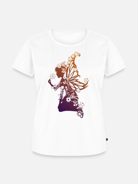 Blumenelfe OL - Frauen Premium Bio T-Shirt - Weiß