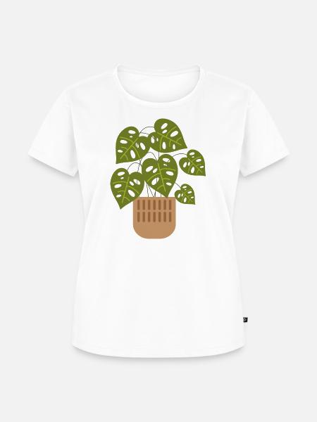 Pflanze - Frauen Premium Bio T-Shirt - Weiß