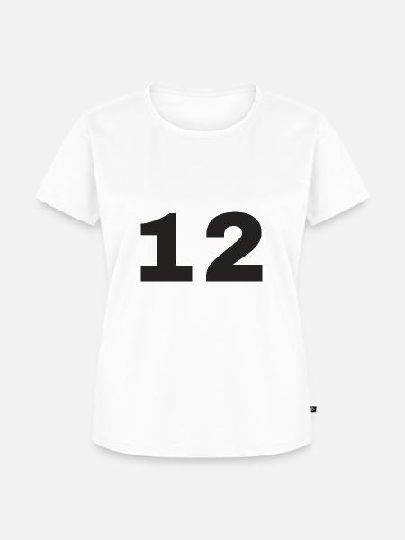 12 - Frauen Premium Bio T-Shirt - Weiß