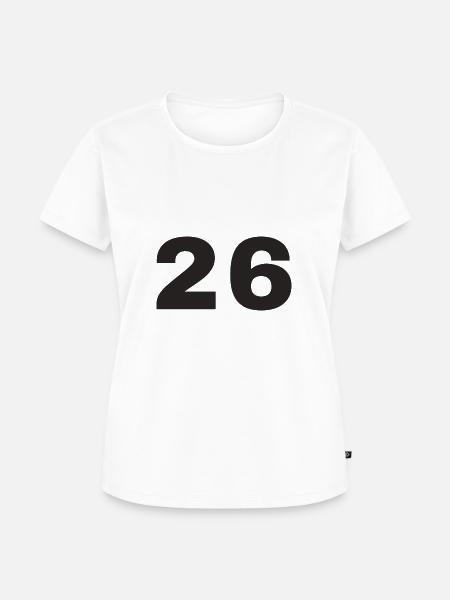 26 - Frauen Premium Bio T-Shirt - Weiß