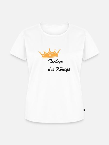 Koenigskind - Frauen Premium Bio T-Shirt - Weiß