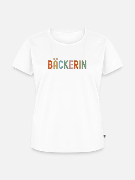 Bäckerin - Frauen Premium Bio T-Shirt - Weiß