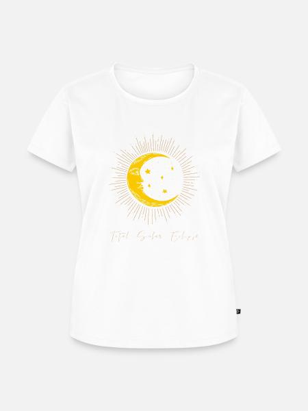 Sonnenfinsternis - Frauen Premium Bio T-Shirt - Weiß