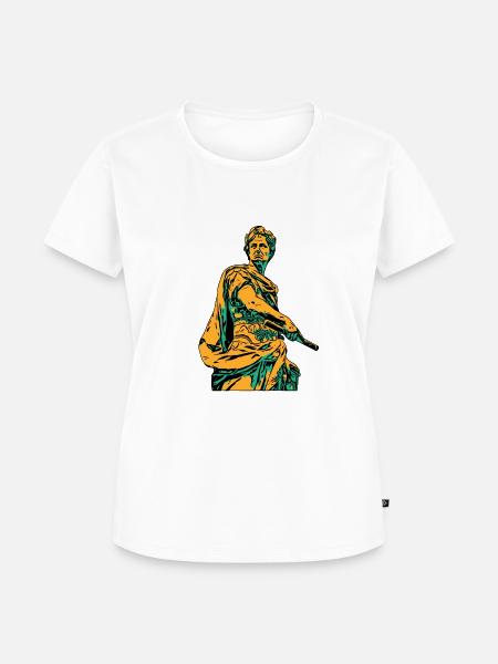 Julius Cäsar - Frauen Premium Bio T-Shirt - Weiß