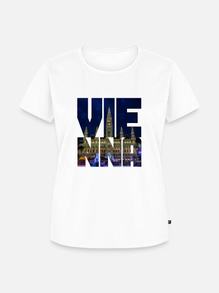 Wien Rathaus - Frauen Premium Bio T-Shirt - Weiß