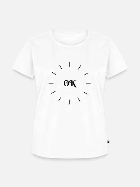 OK - Frauen Premium Bio T-Shirt - Weiß
