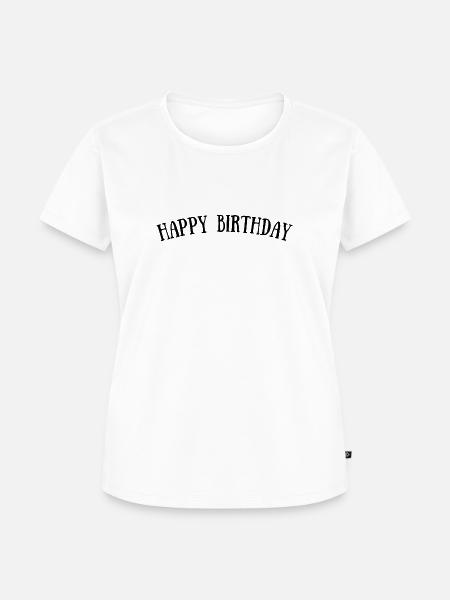 Happy Birthday - Frauen Premium Bio T-Shirt - Weiß