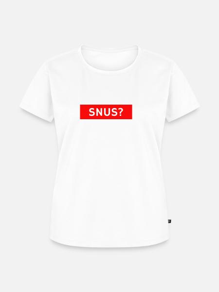 Snus - Frauen Premium Bio T-Shirt - Weiß