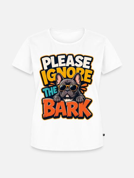 Französische Bulldogge - Frauen Premium Bio T-Shirt - Weiß