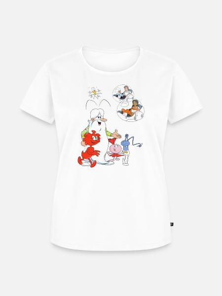 Hello Maestro Erklärt Den Körper - Frauen Premium Bio T-Shirt - Weiß