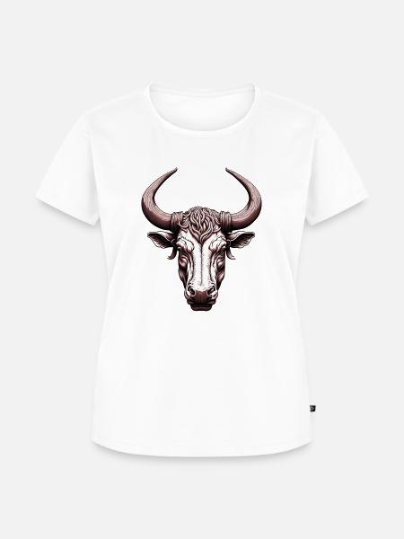 Taurus - Frauen Premium Bio T-Shirt - Weiß