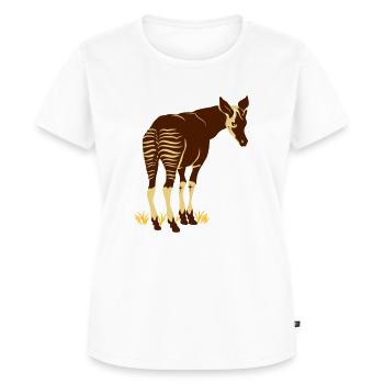 Okapi - Women's Premium Organic T-shirt - white - Front - AI Model Female 172 dark (172cm)