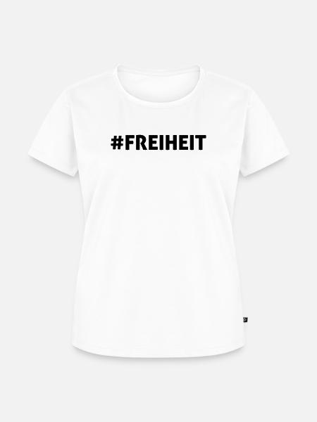 #FREIHEIT - Frauen Premium Bio T-Shirt - Weiß