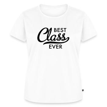 meilleure classe - T-shirt Premium bio Femme - blanc - Devant - AI Model Female 172 dark (172cm)