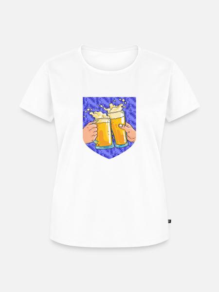 Oktober Bierfest Prosit - Frauen Premium Bio T-Shirt - 