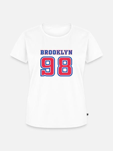 Brooklyn - Frauen Premium Bio T-Shirt - Weiß