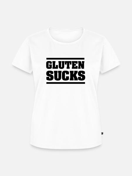 Gluten Sucks - Frauen Premium Bio T-Shirt -