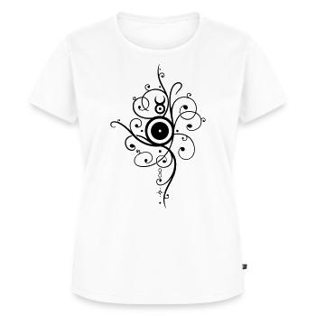 Yule sun, winter solstice - Women's Premium Organic T-shirt - white - Front - AI Model Female 172 dark (172cm)
