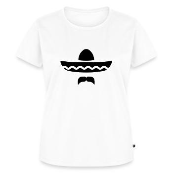 Sombrero Mexiko - Frauen Premium Bio T-Shirt - Weiß - Vorne - AI Model Female 172 dark (172cm)