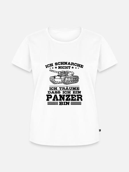 Panzer - Frauen Premium Bio T-Shirt - Weiß