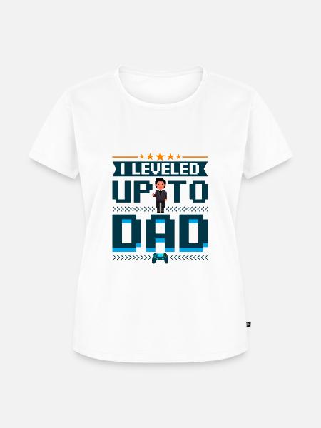Gamer Dad - Frauen Premium Bio T-Shirt - Weiß