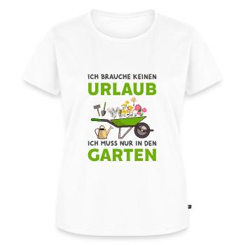 Gärtner - Frauen Premium Bio T-Shirt - Weiß - Vorne - AI Model Female 172 dark (172cm)