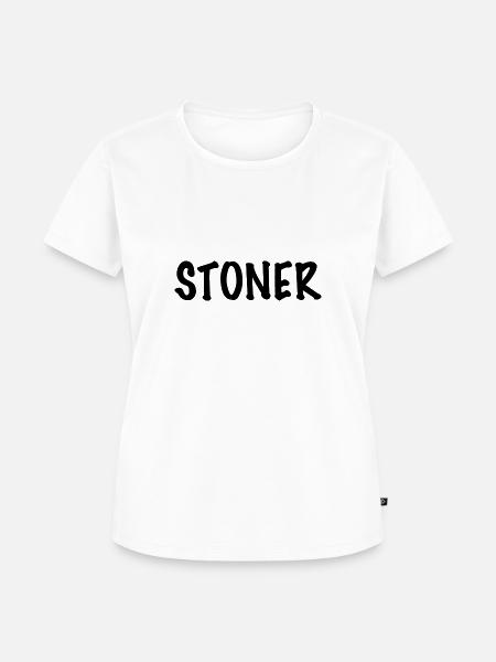 Stoner Cannabis Weed Kiffer - Frauen Premium Bio T-Shirt - Weiß