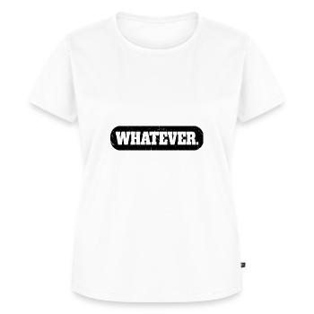 Whatever - Women's Premium Organic T-shirt - white - Front - AI Model Female 172 dark (172cm)