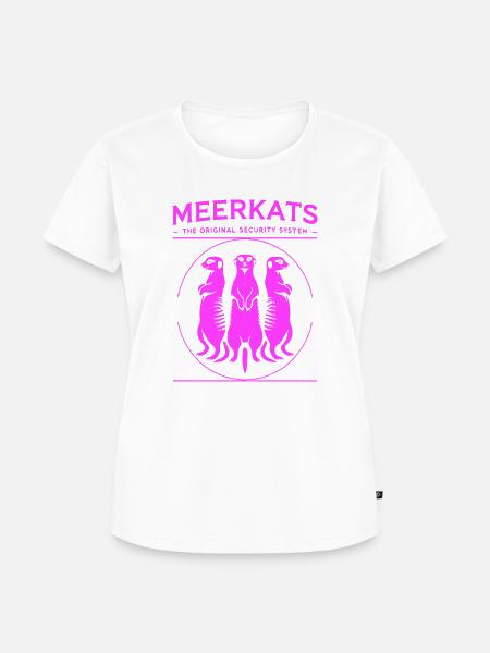 Erdmännchen Security, Original Sicherheitssystem - Frauen Premium Bio T-Shirt - 