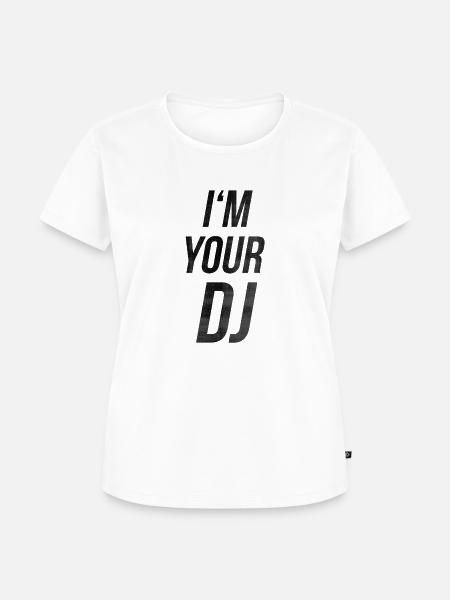 I'm your dj - Frauen Premium Bio T-Shirt - Weiß