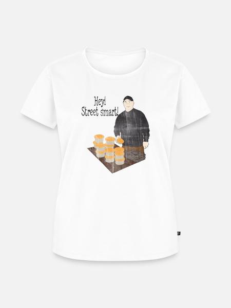 Streetfood - Frauen Premium Bio T-Shirt - Weiß
