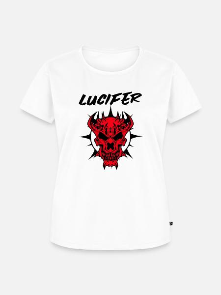 Luzifer - Frauen Premium Bio T-Shirt - Weiß