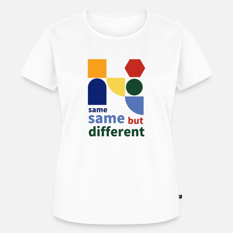 same same but different - T-shirt Premium bio Femme - blanc