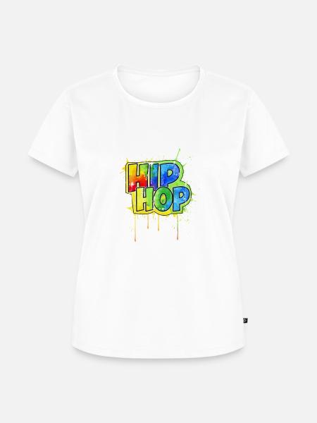 hip hop - Frauen Premium Bio T-Shirt - Weiß