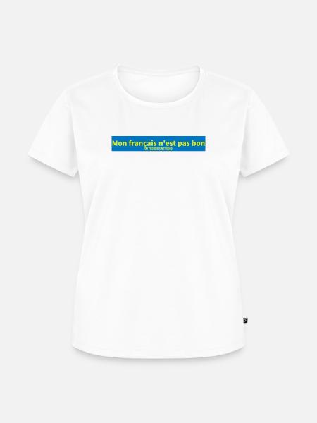 Französisch - Frauen Premium Bio T-Shirt - Weiß