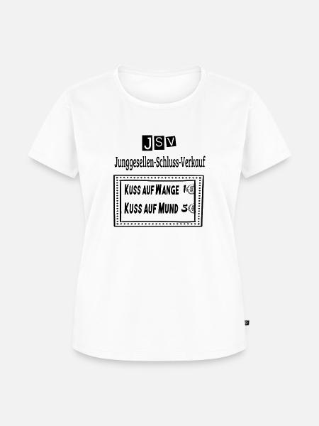 Junggesellen-Schluss-Verkauf - Frauen Premium Bio T-Shirt - Weiß