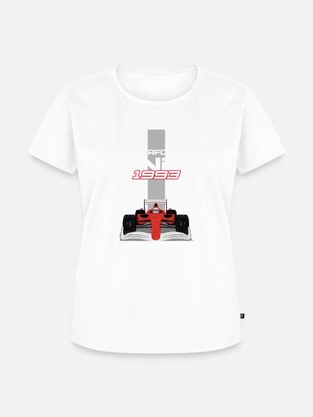 Grand-Prix-Rennwagen überragend - Frauen Premium Bio T-Shirt - Weiß