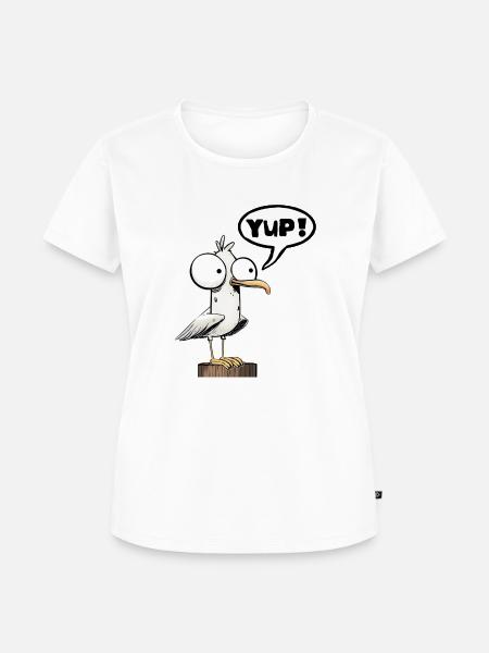 JA - Frauen Premium Bio T-Shirt - Weiß