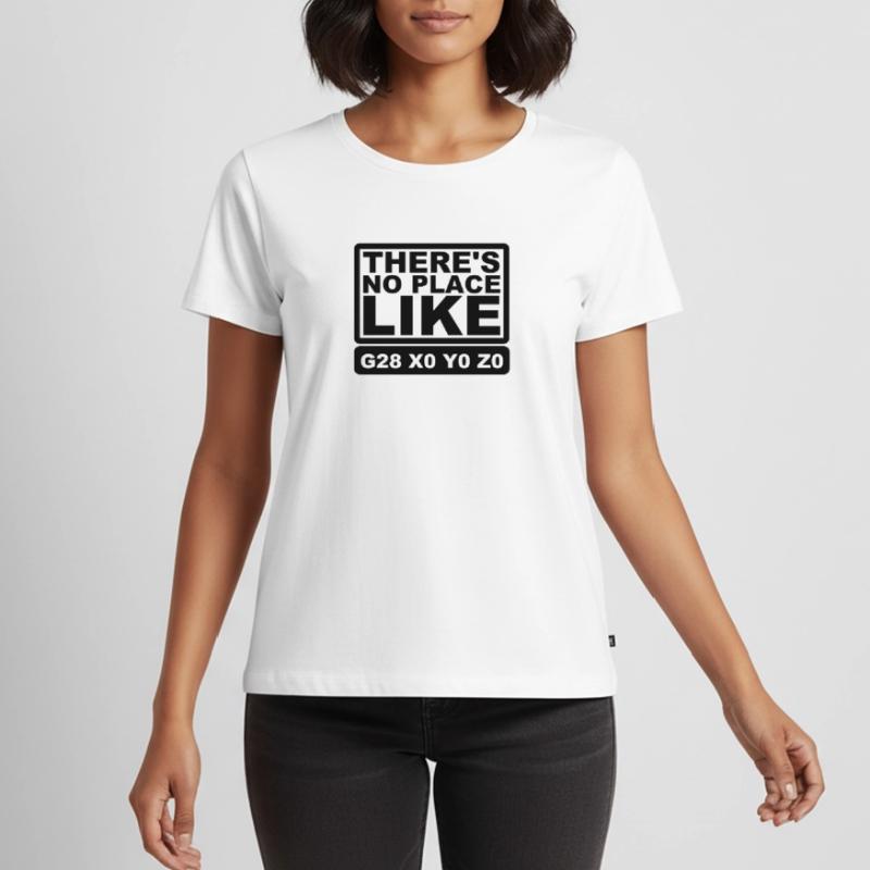 Opérateur de commande numérique par ordinateur CNC G-Code 3D Printing T-shirt Premium bio Femme