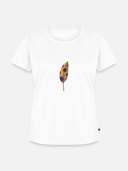 Feder - Frauen Premium Bio T-Shirt - Weiß