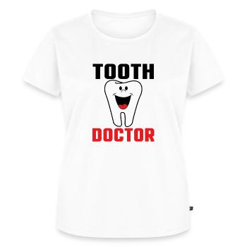 Dent Doctor - Dentiste - T-shirt Premium bio Femme - blanc - Devant - AI Model Female 172 dark (172cm)