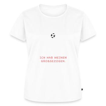Stolze Fussball Mama - Frauen Premium Bio T-Shirt - Weiß - Vorne - AI Model Female 172 dark (172cm)