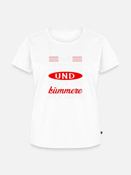 Lustiger Spruch Arbeit - Frauen Premium Bio T-Shirt -
