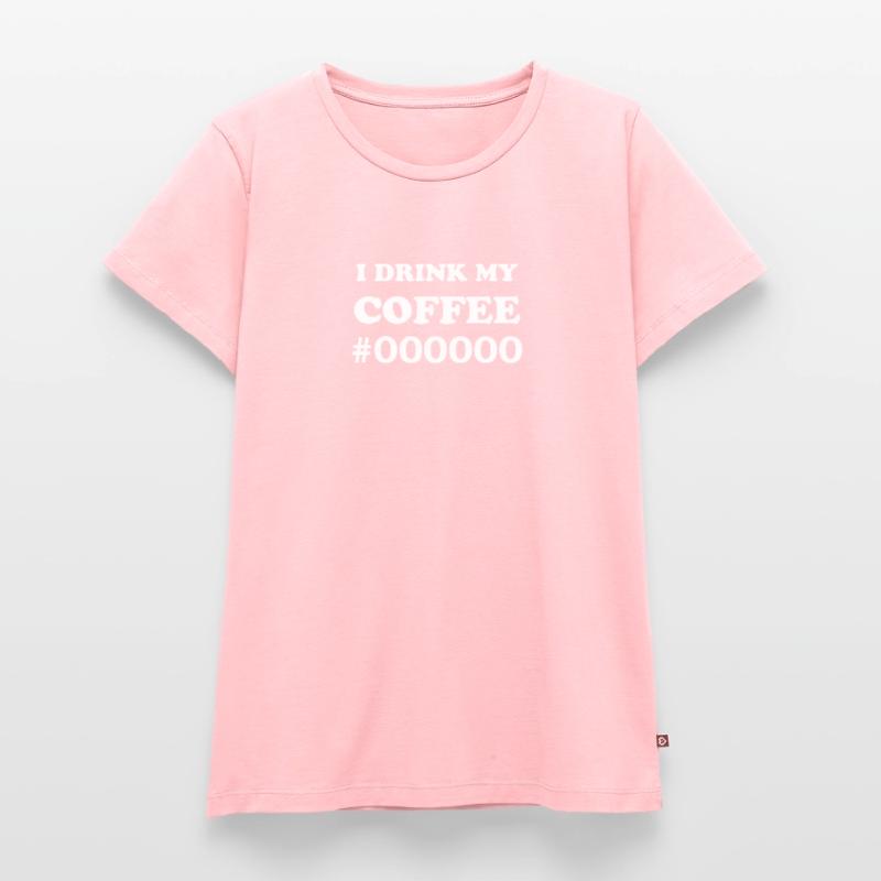 Coffee Black Nerd Programmer IT Web Designer Women's Premium Organic T-shirt