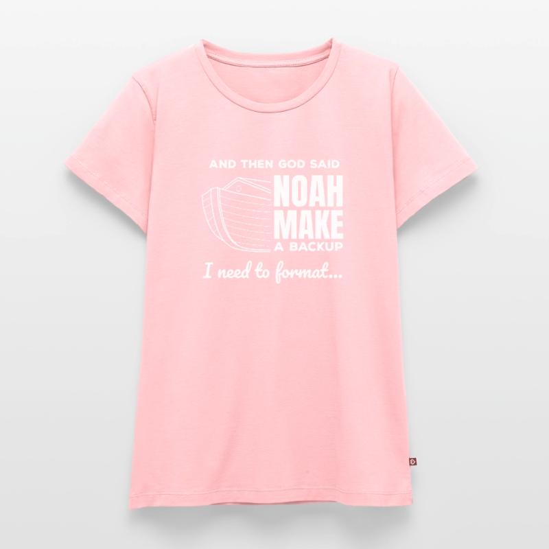 Programmeur chrétien Data Science Coder Jesus T-shirt Premium bio Femme